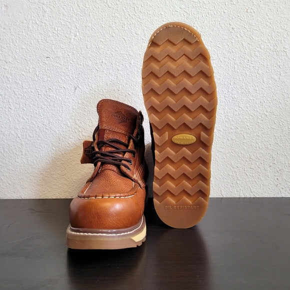 Bonanza Light Brown Leather Boots - Picture 3 of 4